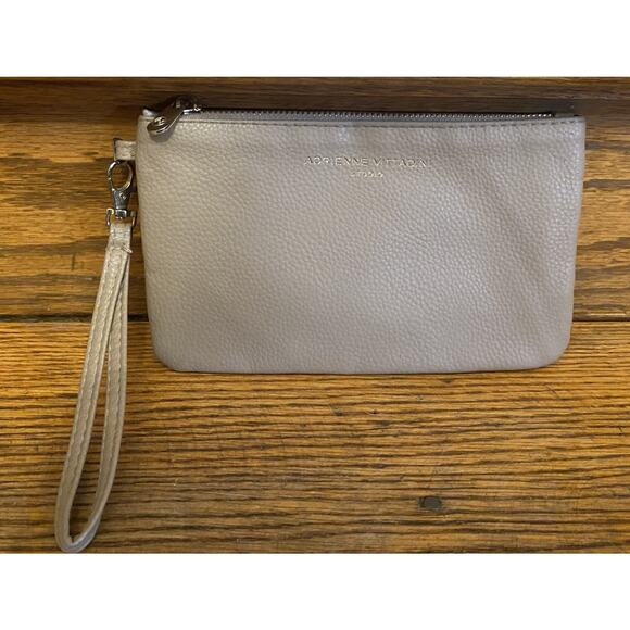 Adrienne Vittadini Woman’s Wristlet Wallet, Card Slots Taupe - Picture 1 of 7